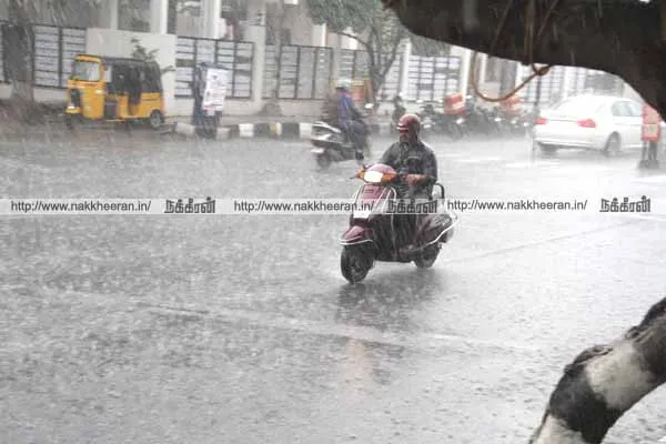 Rain in various places in Chennai